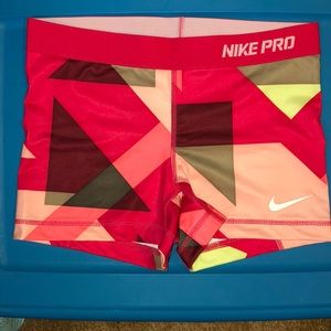 Nike pro compression shorts